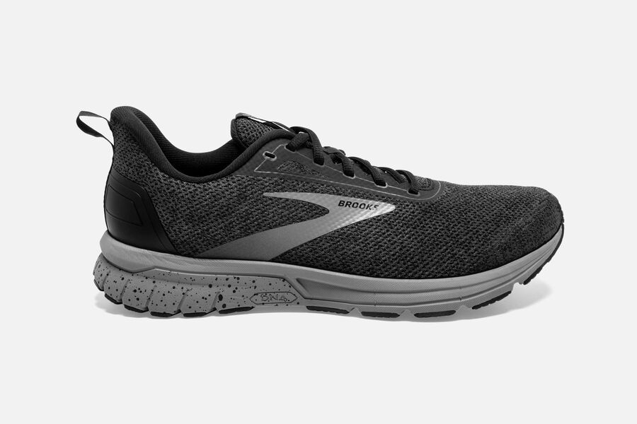 Brooks Anthem 3 Mens Australia - Road Running Shoes - Black/Grey (051-BOSQV)